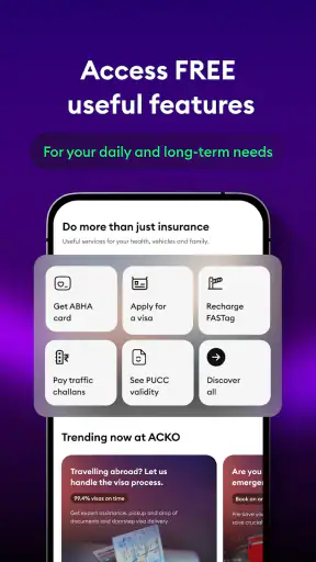 ACKO Insurance screenshot