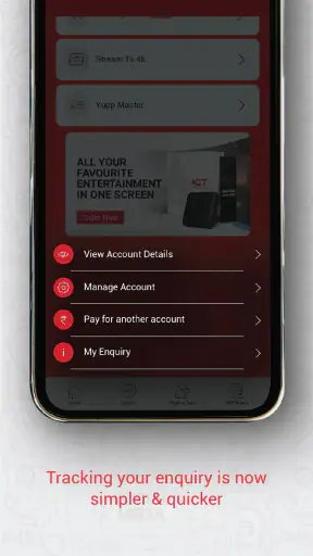 ACT Fibernet screenshot
