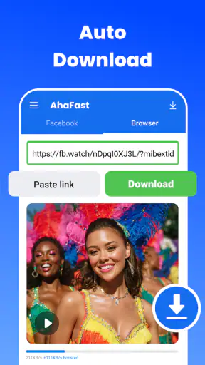 Ahafast video downloader screenshot