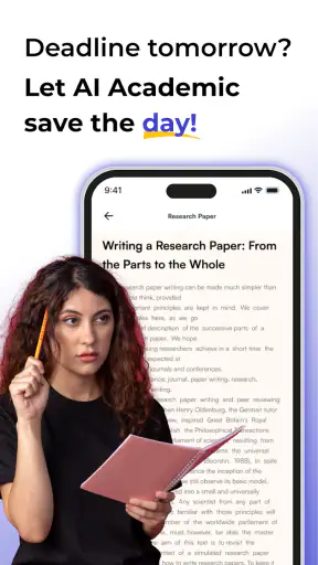 AI Academic Writing & Research screenshot