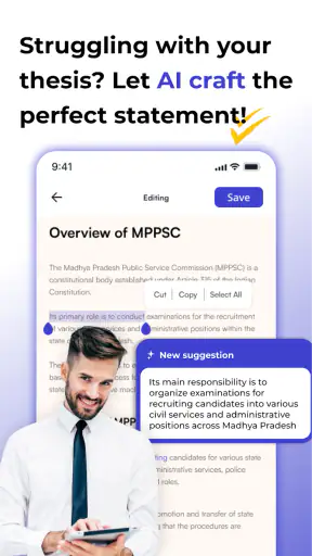 AI Academic Writing & Research screenshot