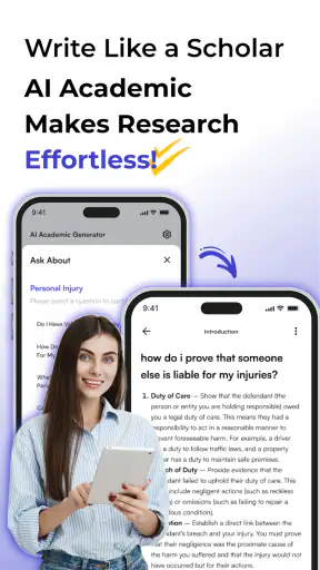 AI Academic Writing & Research screenshot