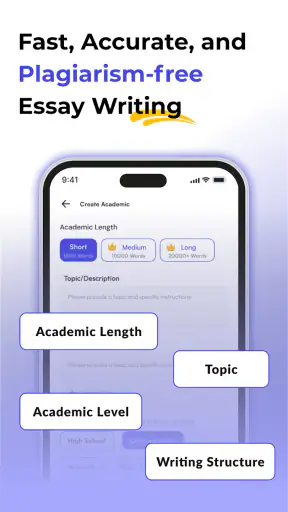 AI Academic Writing & Research screenshot