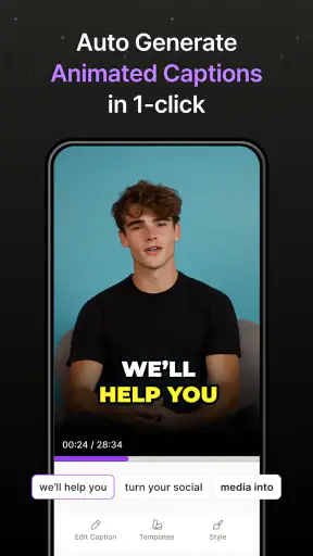 AI Captions screenshot