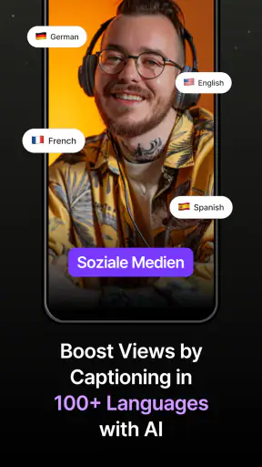 AI Captions screenshot