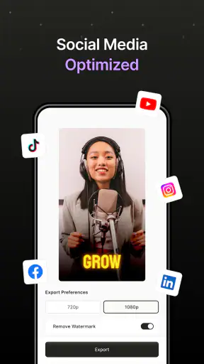 AI Captions screenshot
