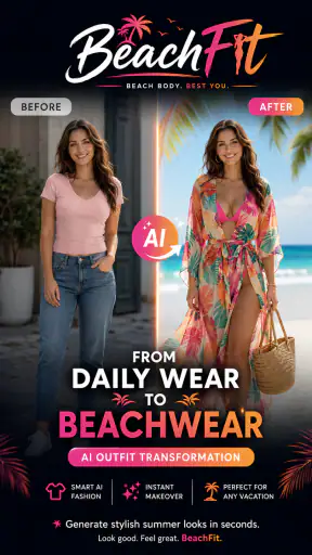 AI Clothes Changer - BeachFit screenshot