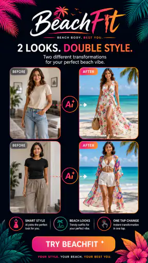 AI Clothes Changer - BeachFit screenshot