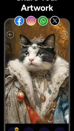 AI Image Generator - Monet screenshot