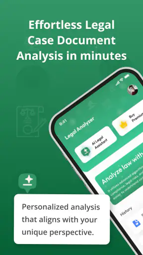 AI Legal Case Analyzer screenshot