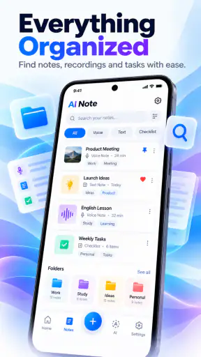 AI Note – Smart Notes Recorder screenshot