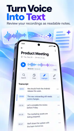 AI Note – Smart Notes Recorder screenshot