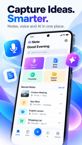 AI Note – Smart Notes Recorder screenshot