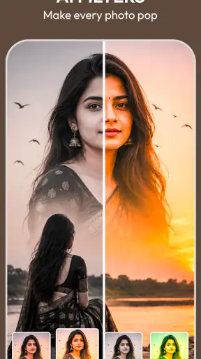 AI Saree & Dress Swap: MiSaree screenshot