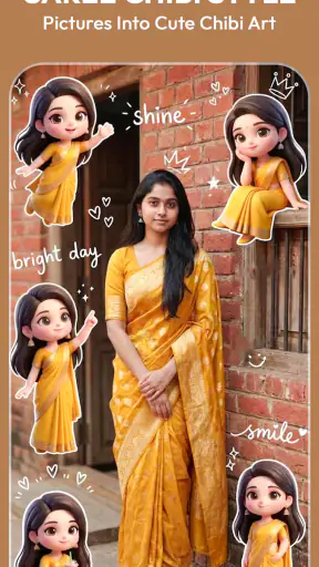 AI Saree & Dress Swap: MiSaree screenshot