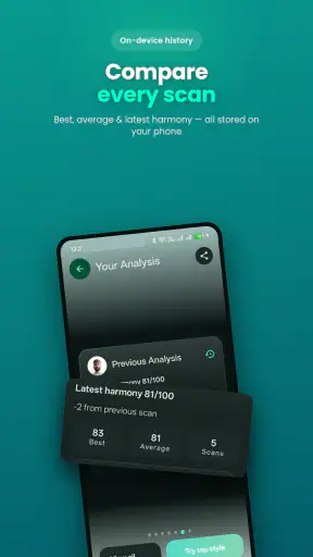 AI हेयर स्टाइल, दाढ़ी, चश्मा screenshot