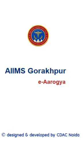 AIIMS Gorakhpur e-Aarogya screenshot