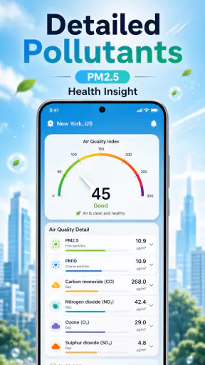 Air Quality Index: AQI Tracker screenshot
