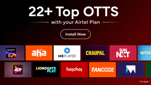 Airtel Xstream Play: 25+ OTTs screenshot