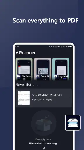 AIScanner:Document to PDF, OCR screenshot