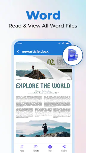 All Documents Reader: PDF Word screenshot