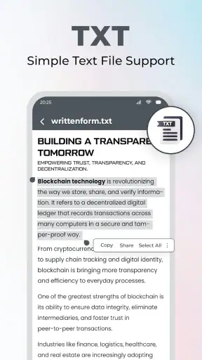 All Documents Reader: PDF Word screenshot