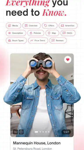 amber: find student apartments screenshot