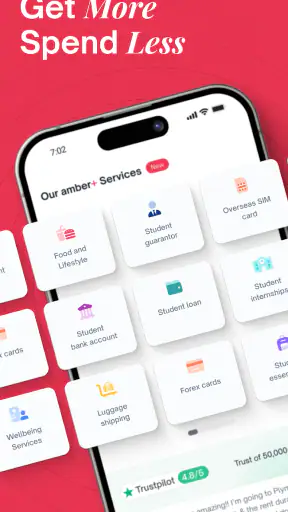amber: find student apartments screenshot