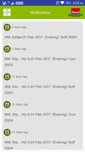 Amul Farmers App screenshot
