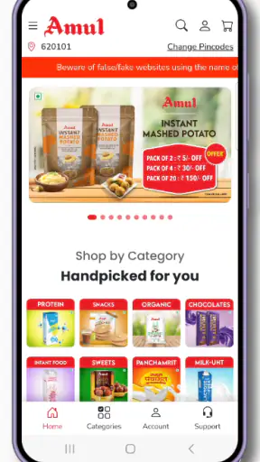 Amul Shop screenshot