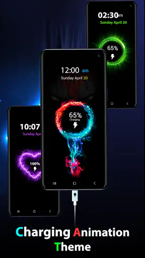 Animated Battery Charger Theme screenshot