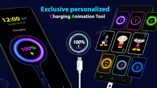 Animated Battery Charger Theme screenshot