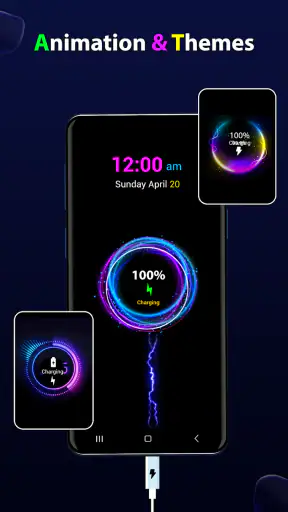 Animated Battery Charger Theme screenshot