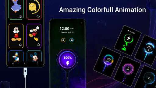 Animated Battery Charger Theme screenshot