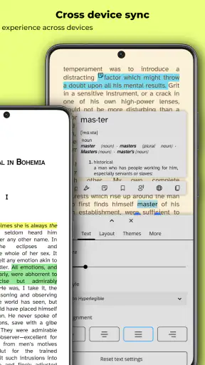 Aquile Reader - eBook EPUB PDF screenshot