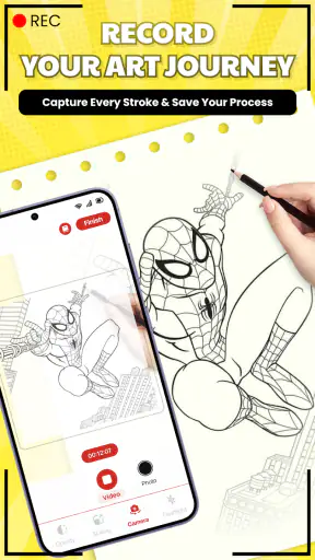 AR Art Draw - Trace Sketch App screenshot