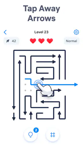 Arrow Puzzle - Tap Away Game screenshot