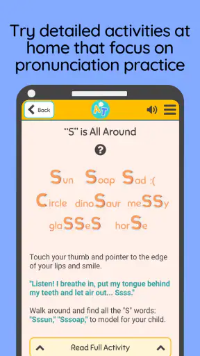 Articulation Teacher - Speech screenshot