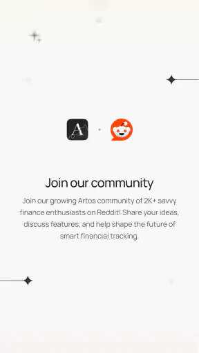 Artos: Investment & Expenses screenshot