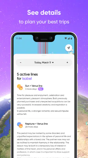 AstroGeo. Daily horoscope screenshot