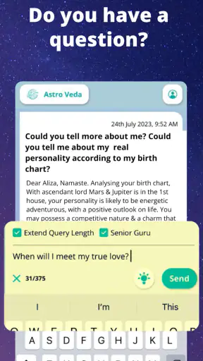 AstroVeda: Ask Astrology Guru screenshot