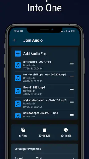 Audio Cutter Audio Joiner App screenshot