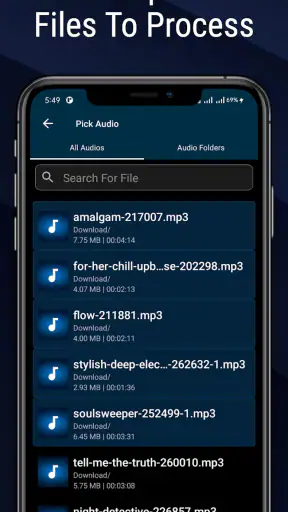 Audio Cutter Audio Joiner App screenshot