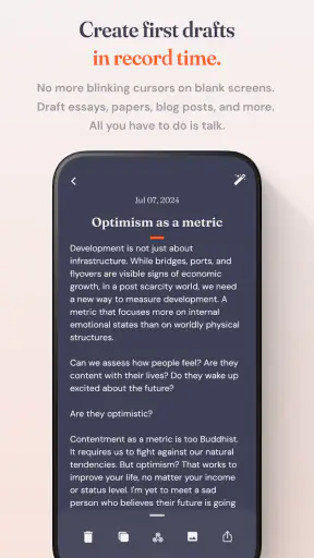 AudioPen screenshot