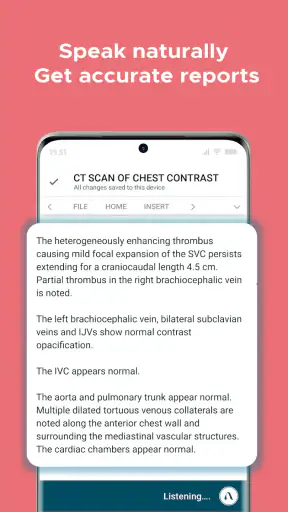 Augnito: Medical Dictation App screenshot