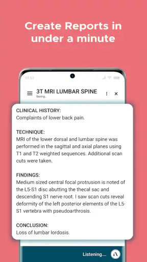 Augnito: Medical Dictation App screenshot