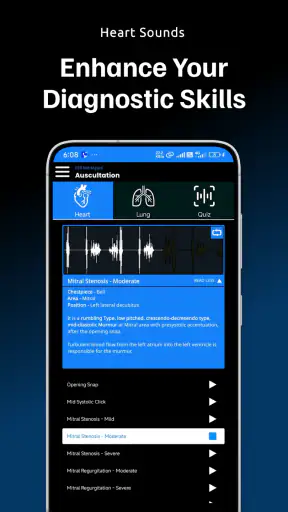 Auscultation | Heart Sounds screenshot