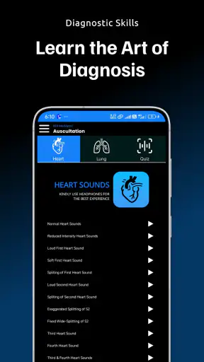 Auscultation | Heart Sounds screenshot