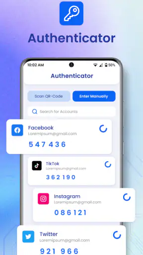 Authenticator एथेंटिकेटर ऐप screenshot