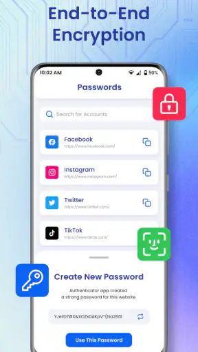 Authenticator एथेंटिकेटर ऐप screenshot